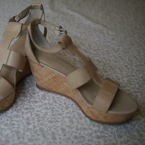 Franco Sarto Falco Platform Wedge Sandals 7.5